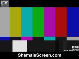 Pikk shemale ekraan stseen koos metsik pornstarid rafaela, milena, sasha