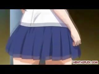 Huge boobs Japanese hentai hard poking