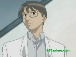 Glorious big tit cartoon scientist goes Horny and fucks patient