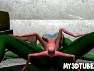 3d green ārzemnieks iegūšana fucked grūti līdz a spider