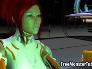 Lazat 3d si rambut merah enchantress mendapat fucked oleh yang mahluk asing