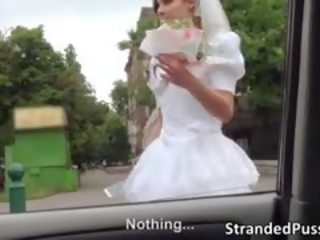 Glamorous Bride Sucks A Big Hard peter