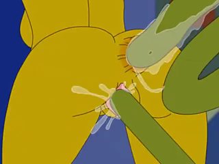 Simpsons lucah marge simpson dan tentacles