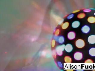 Flirty Big Boobed Disco Ball femme fatale Alison Tyler