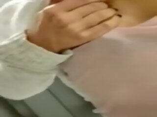 شاب امرأة يساعد حليب لها صديق, حر الثدي مص الثلاثون فيديو فيلم دا