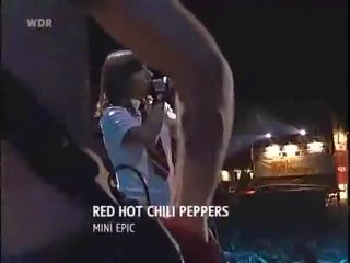 Đỏ tuyệt đẹp chili peppers sống tại đá là nhẫn rockpalast 2004