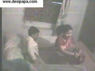 Indisch paar- heimelijk gefilmd in hun slaapkamer slikken en hebben vies video- elk ander