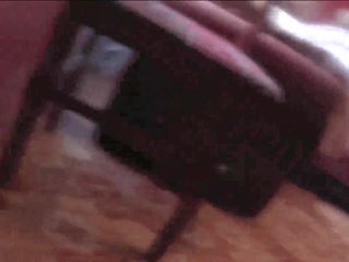Son caught hot step mom masturbating on spy cam under table when stealling